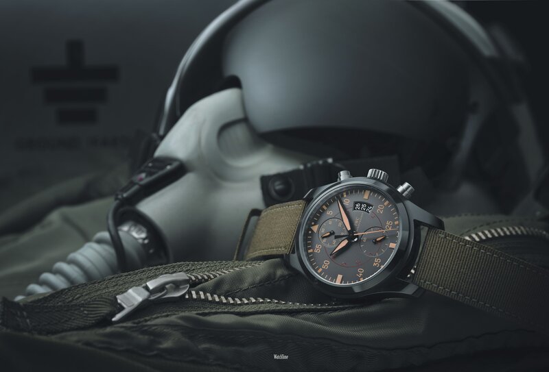IWC Watch on Jacket