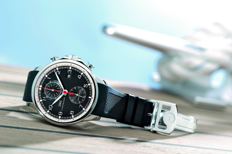 IWC Watch on Wood