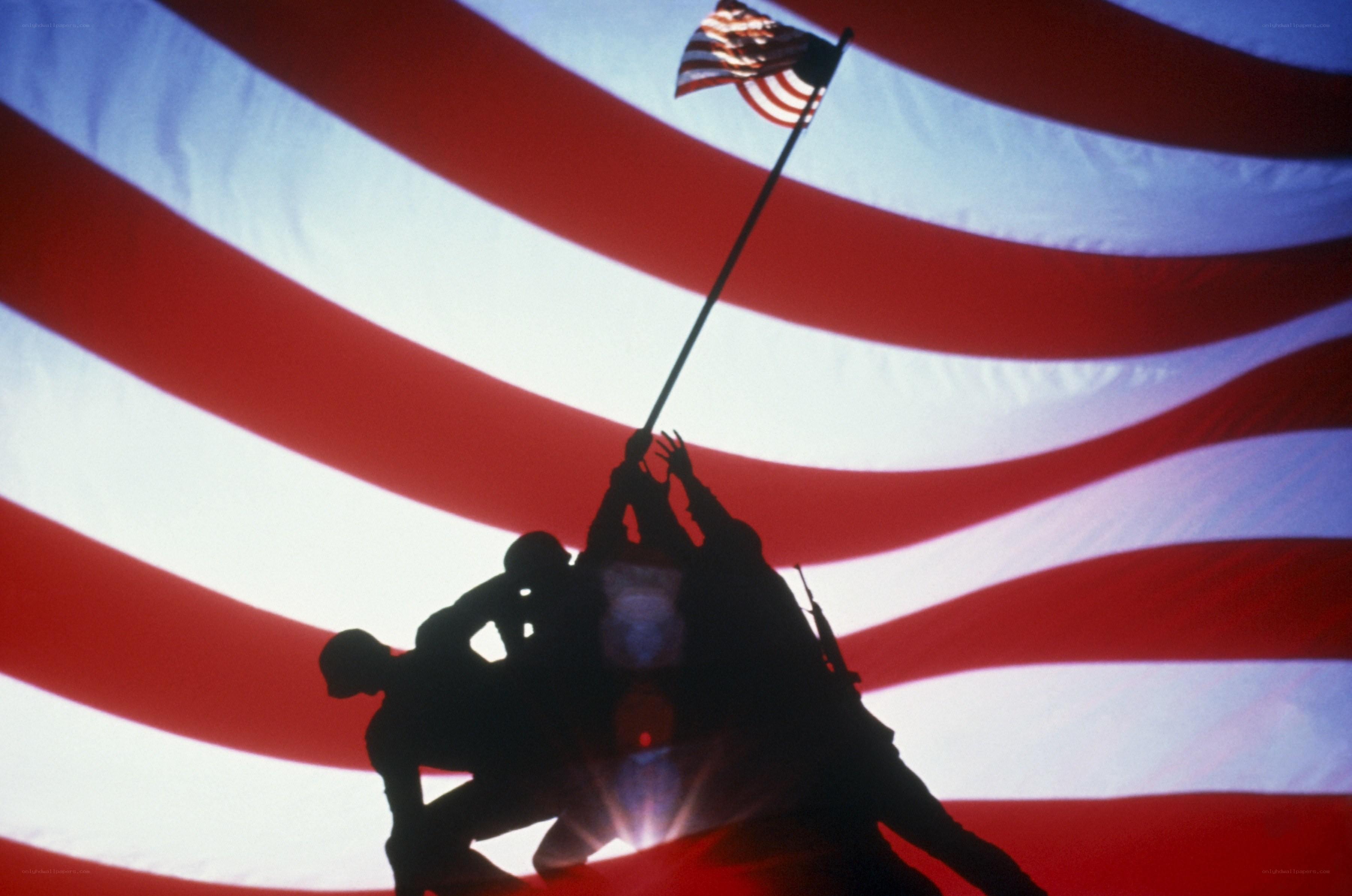 Iwo Jima flag raising