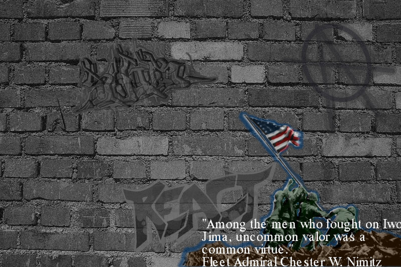 Iwo Jima flag raising