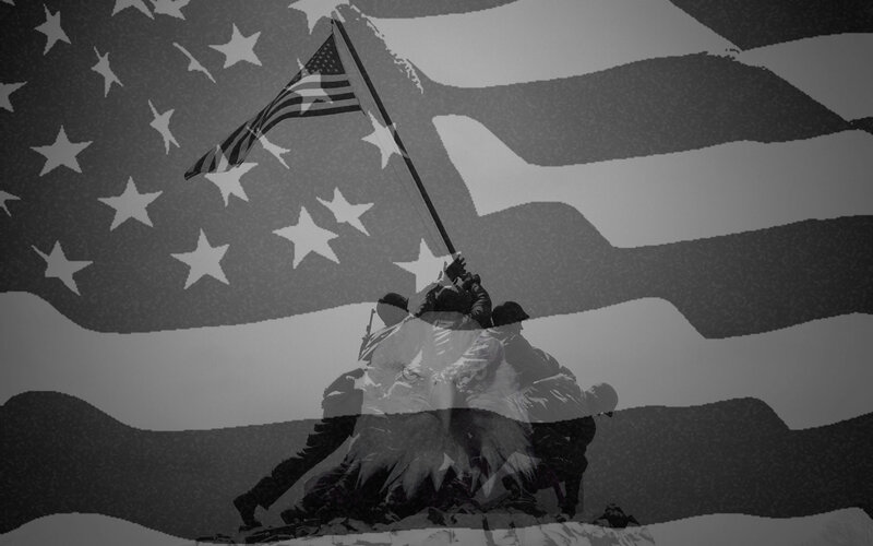 Iwo Jima flag raising