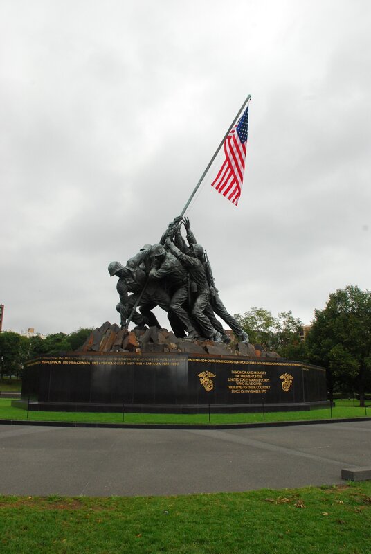 Iwo Jima Memorial — Gray