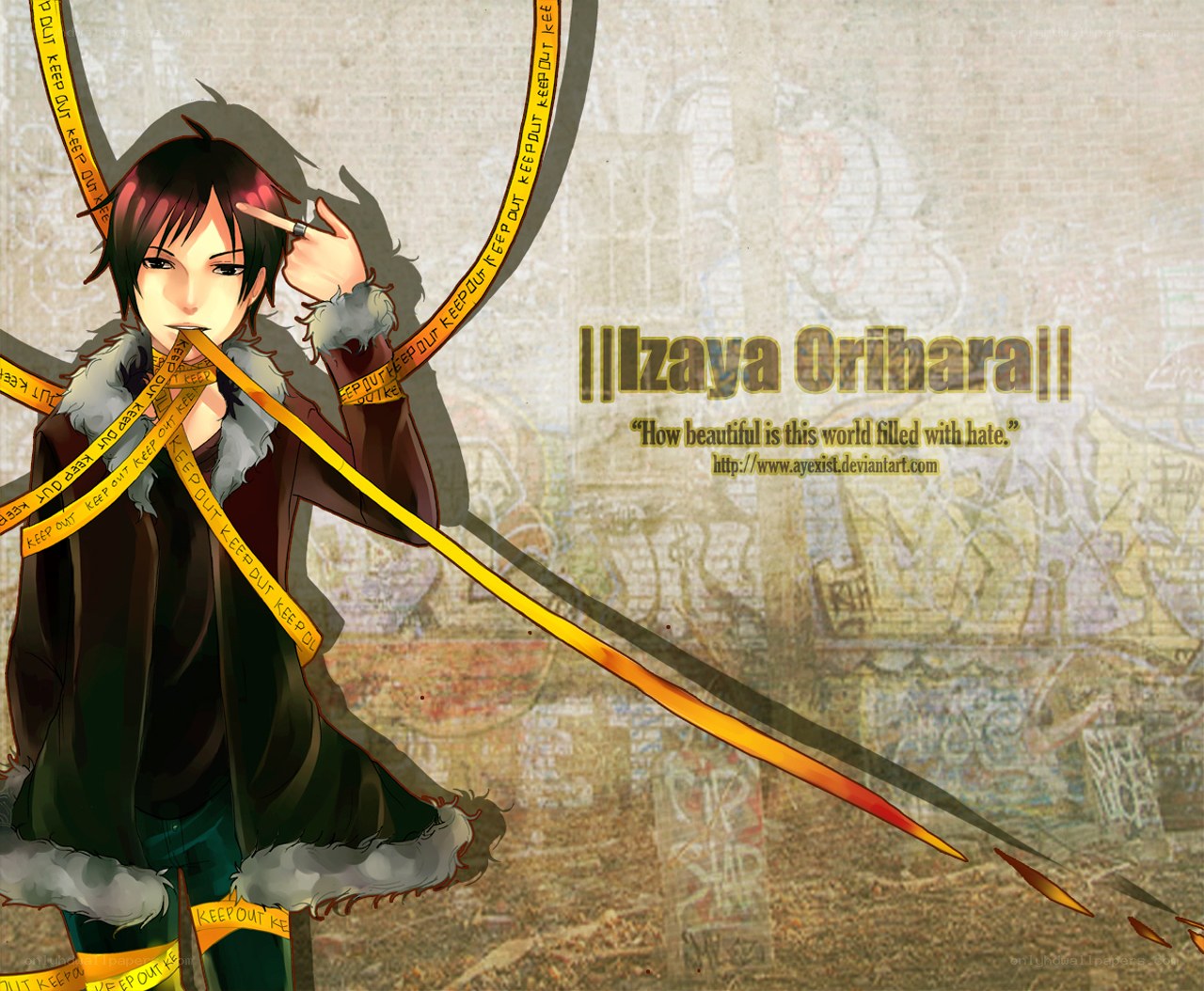 Izaya Orihara character art