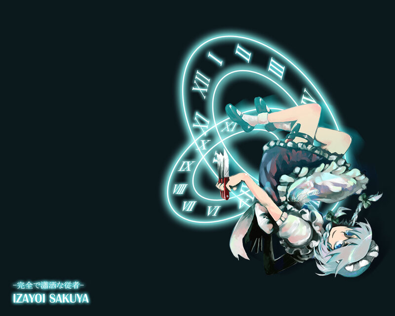 Izayoi Sakuya with clock