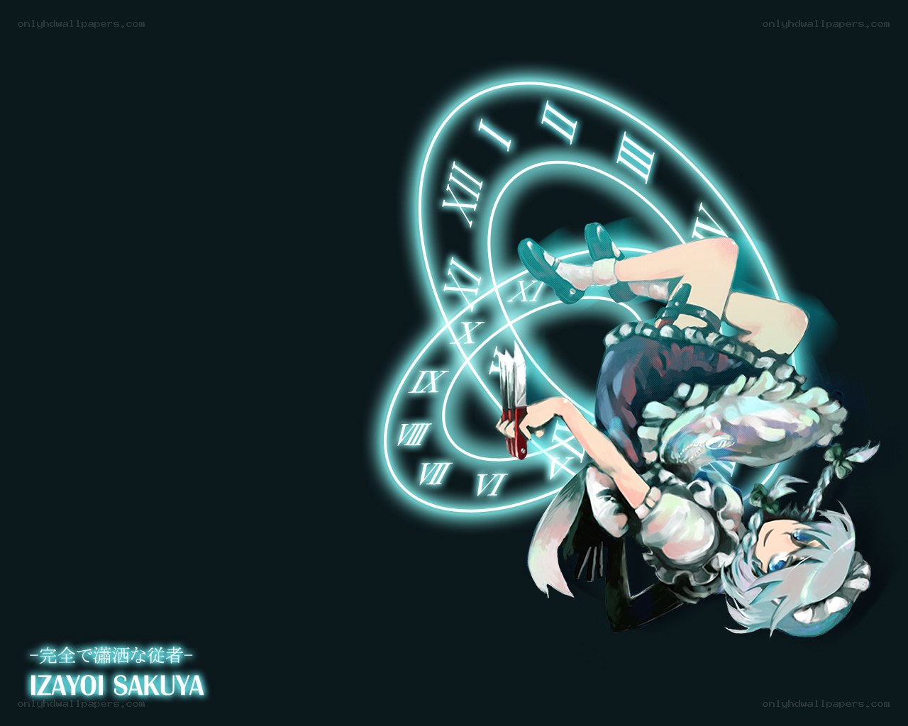 Izayoi Sakuya with clock