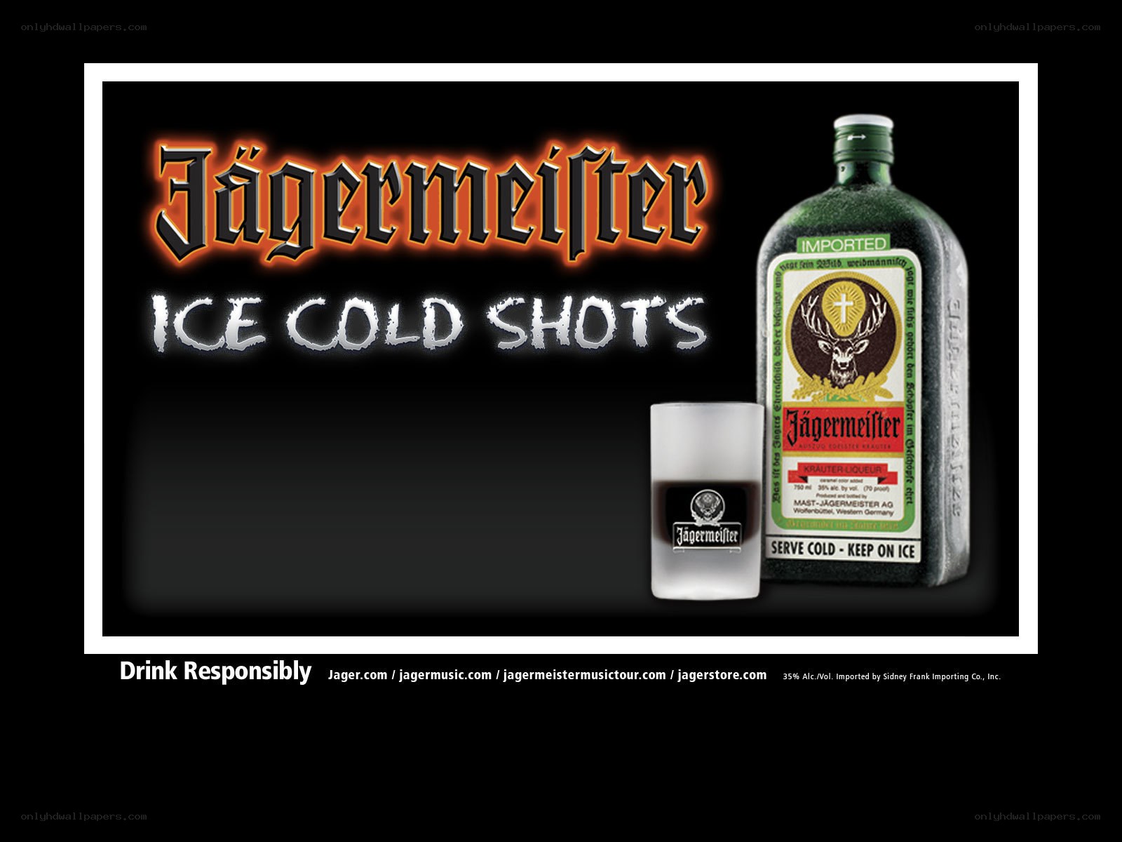 Jägermeister ice cold shots