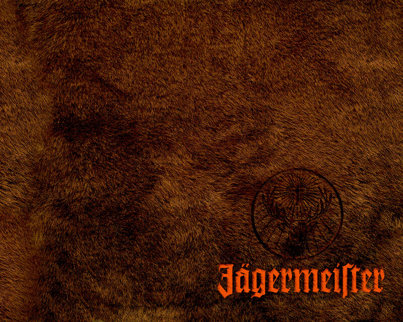 Jägermeister logo on fur