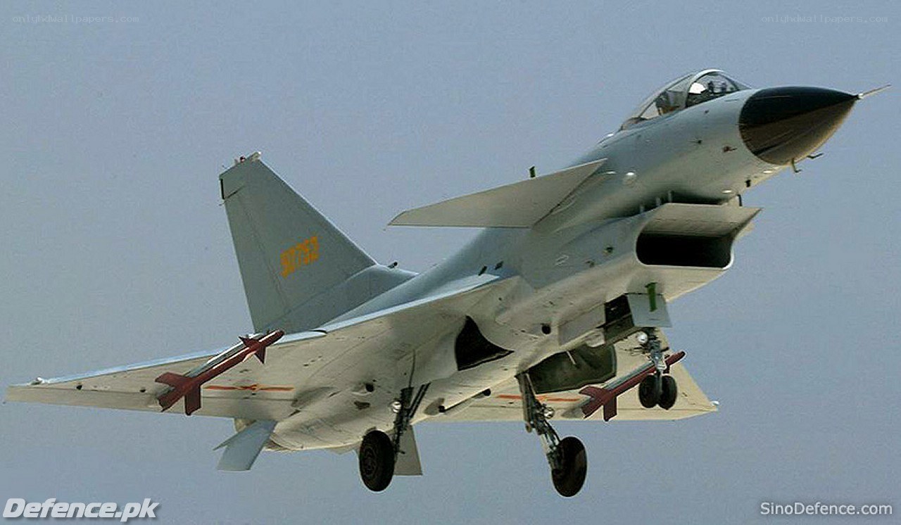 J-10 fighter jet in flight