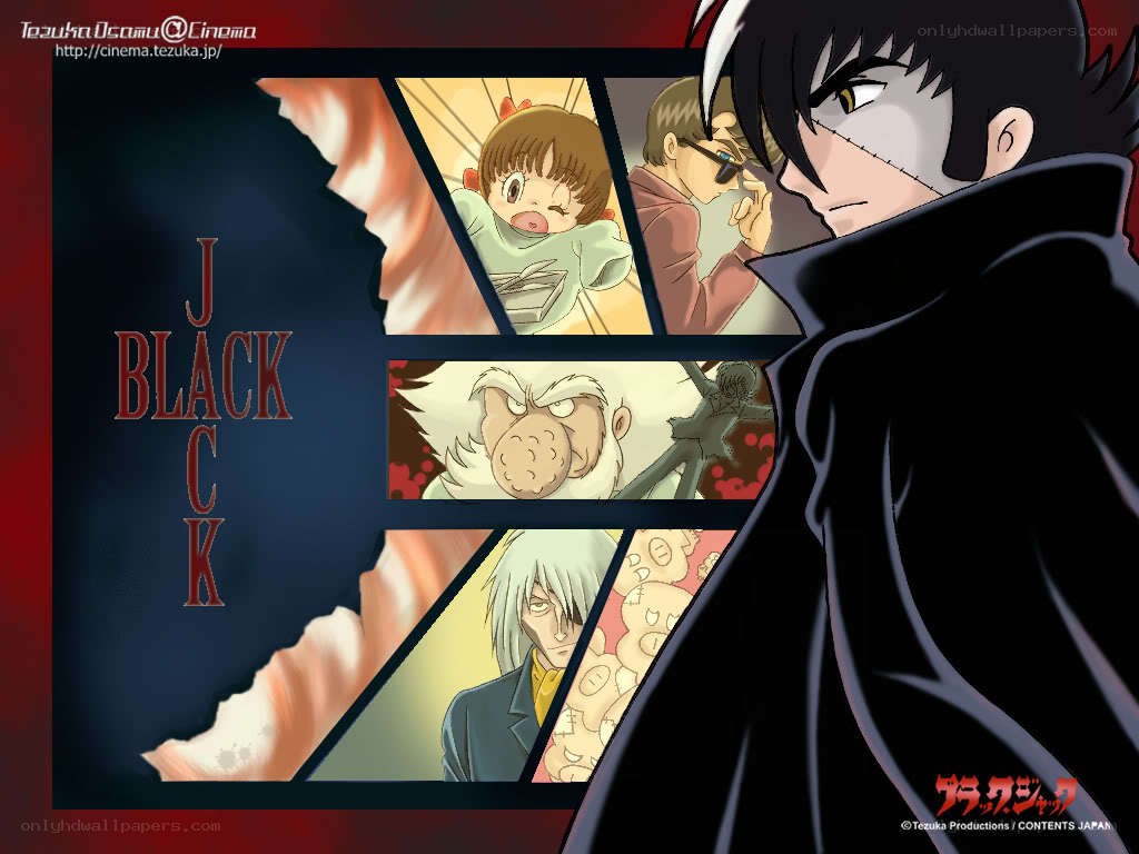 J. Black Jack anime collage