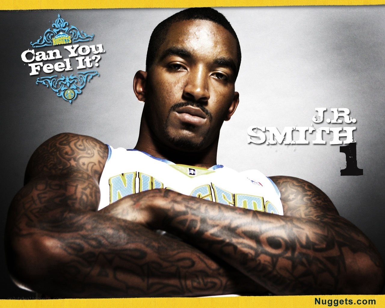 J.R. Smith in Nuggets jersey