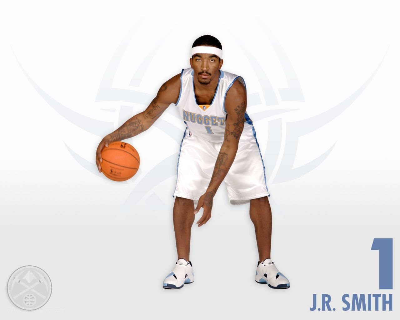 J.R. Smith in Nuggets uniform