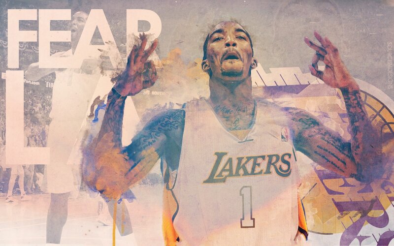 J.R. Smith Lakers artwork