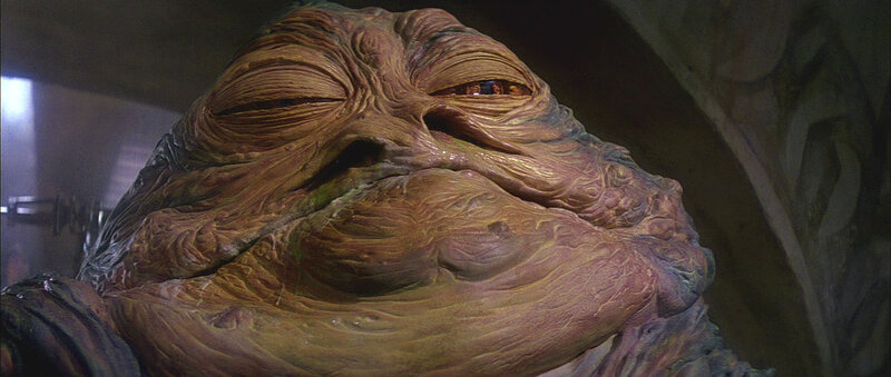 Jabba the Hutt close-up