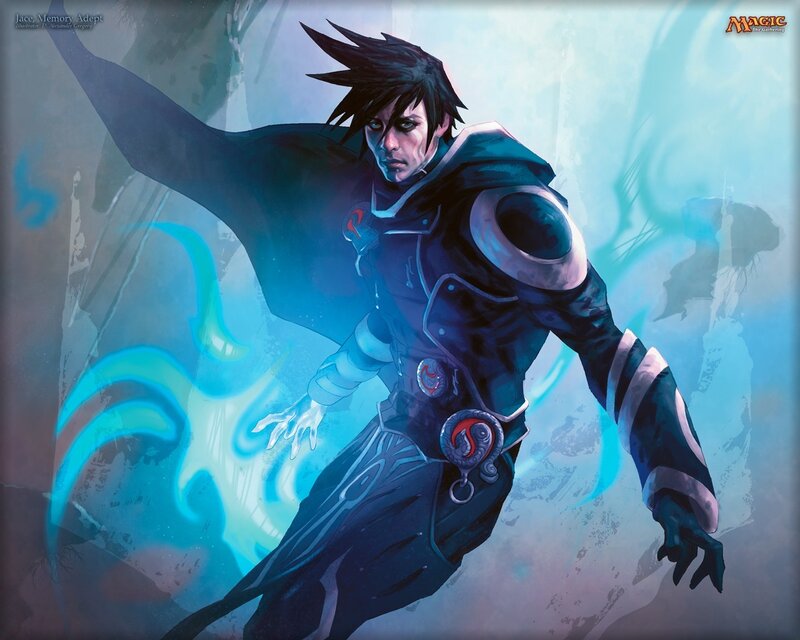 Jace Beleren casting a spell