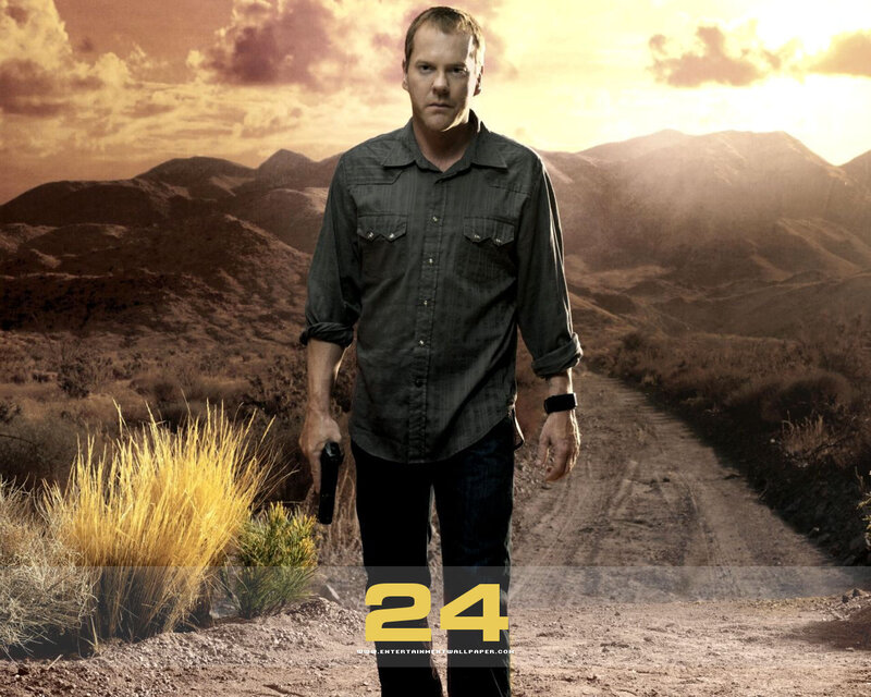 Jack Bauer in desert landscape