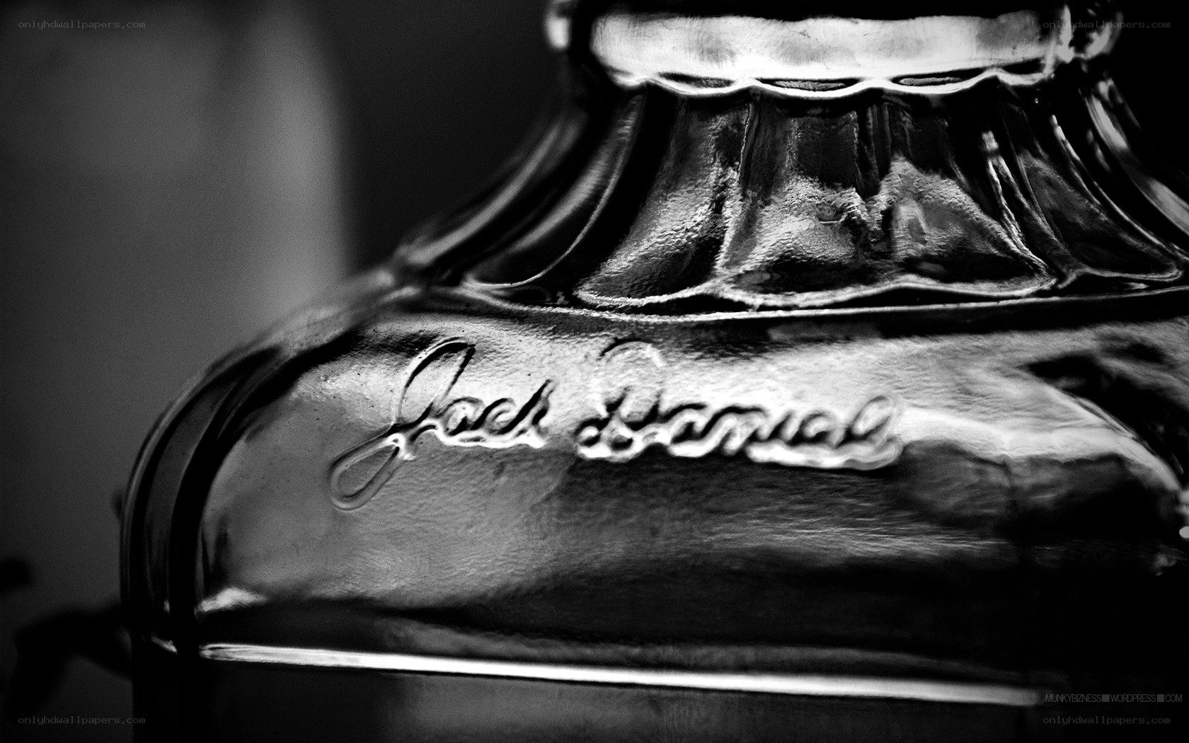 Jack Daniel's bottle close-up