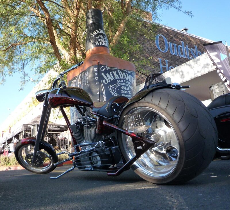 Jack Daniel's bottle motorcycle