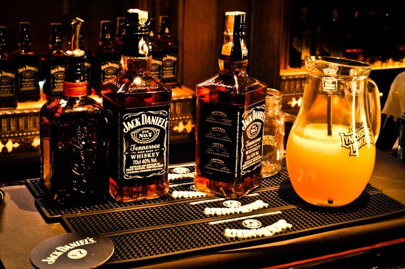 Jack Daniel's Bottles and Pitcher