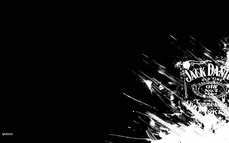 Jack Daniel's Logo — Black, Dramatic