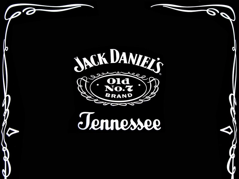Jack Daniel's Logo — Black, Minimalist