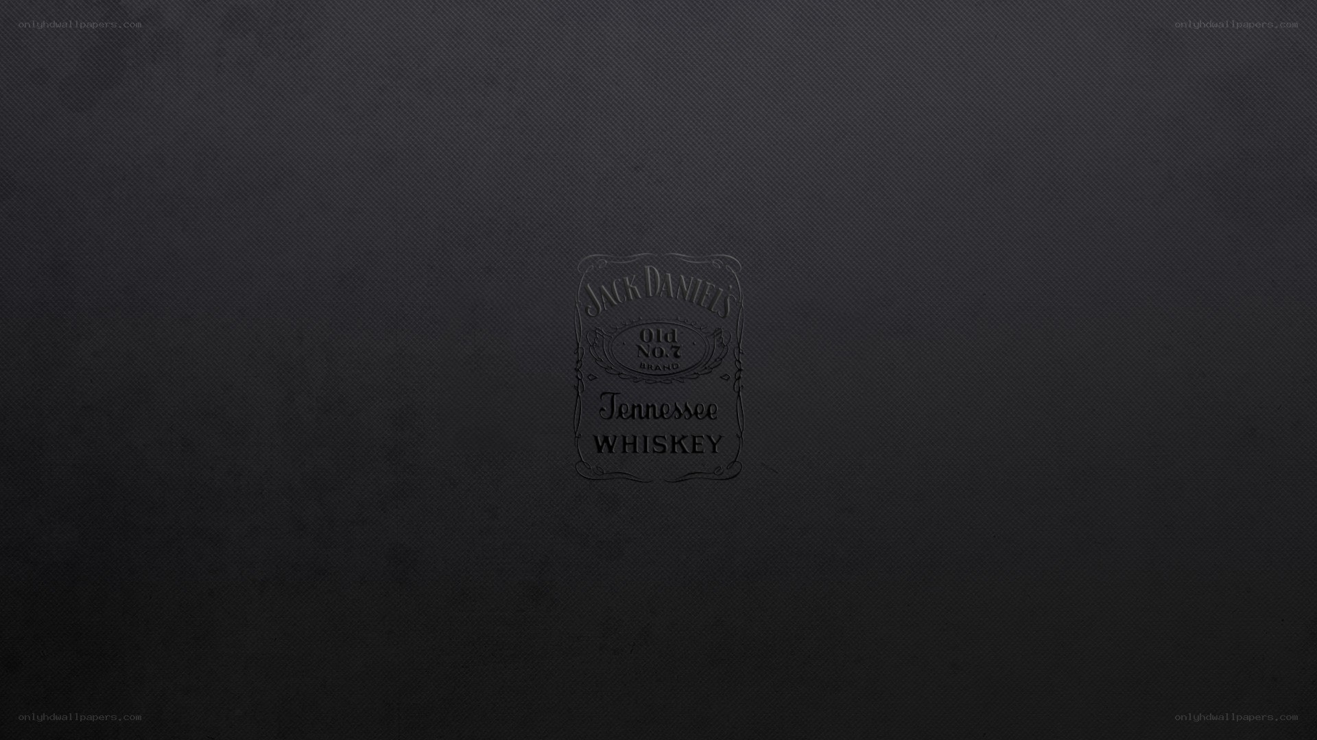 Jack Daniel's logo on dark background