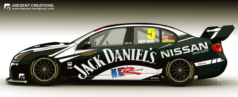 Jack Daniel's Nissan Race Car