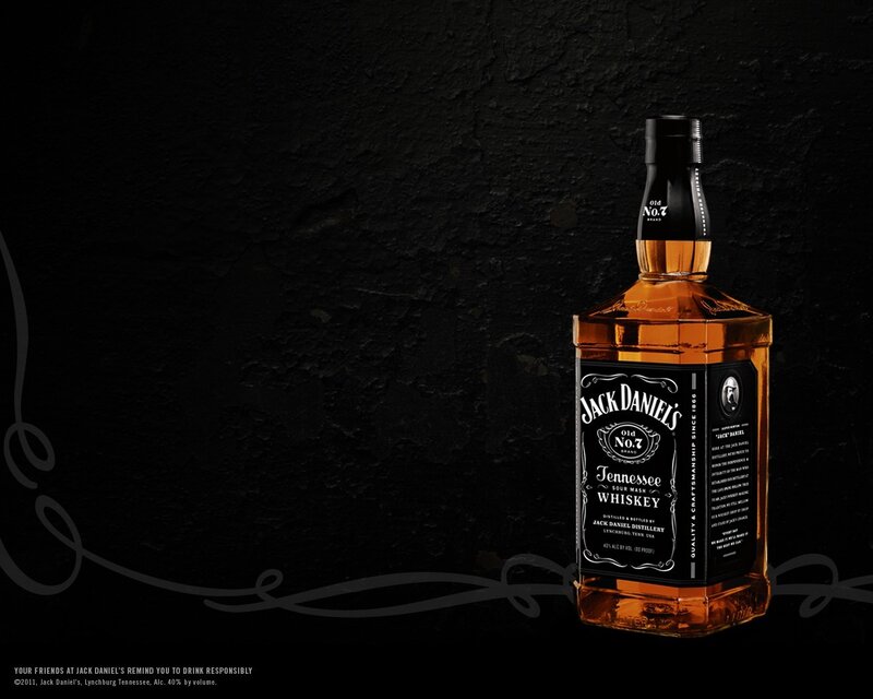 Jack Daniel's whiskey bottle
