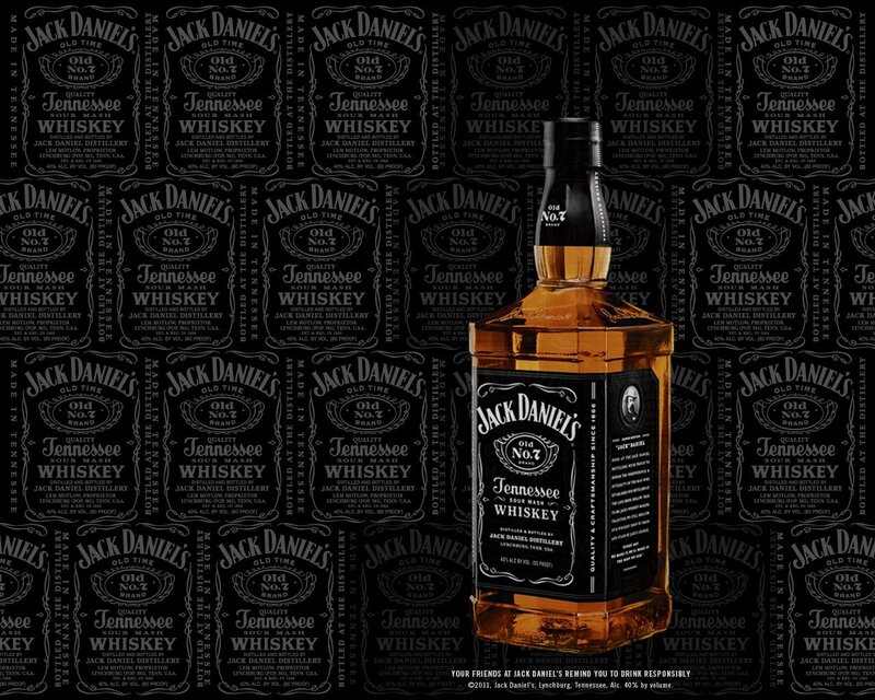 Jack Daniel's whiskey bottle