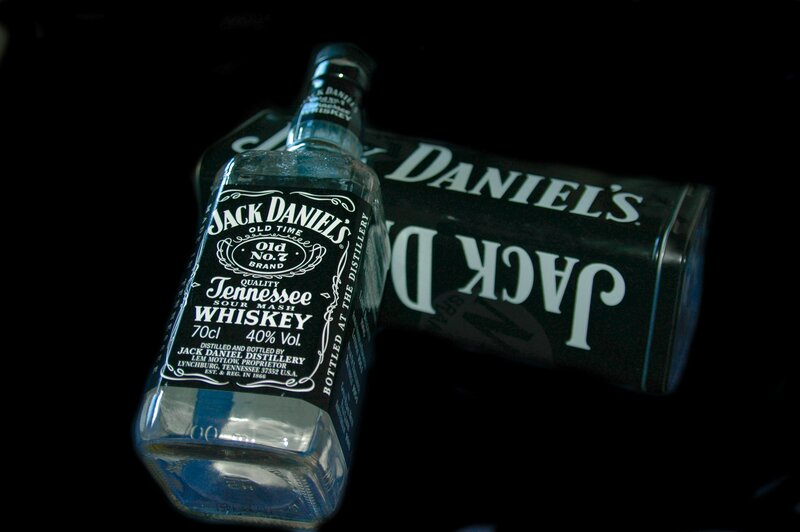 Jack Daniel's whiskey bottle