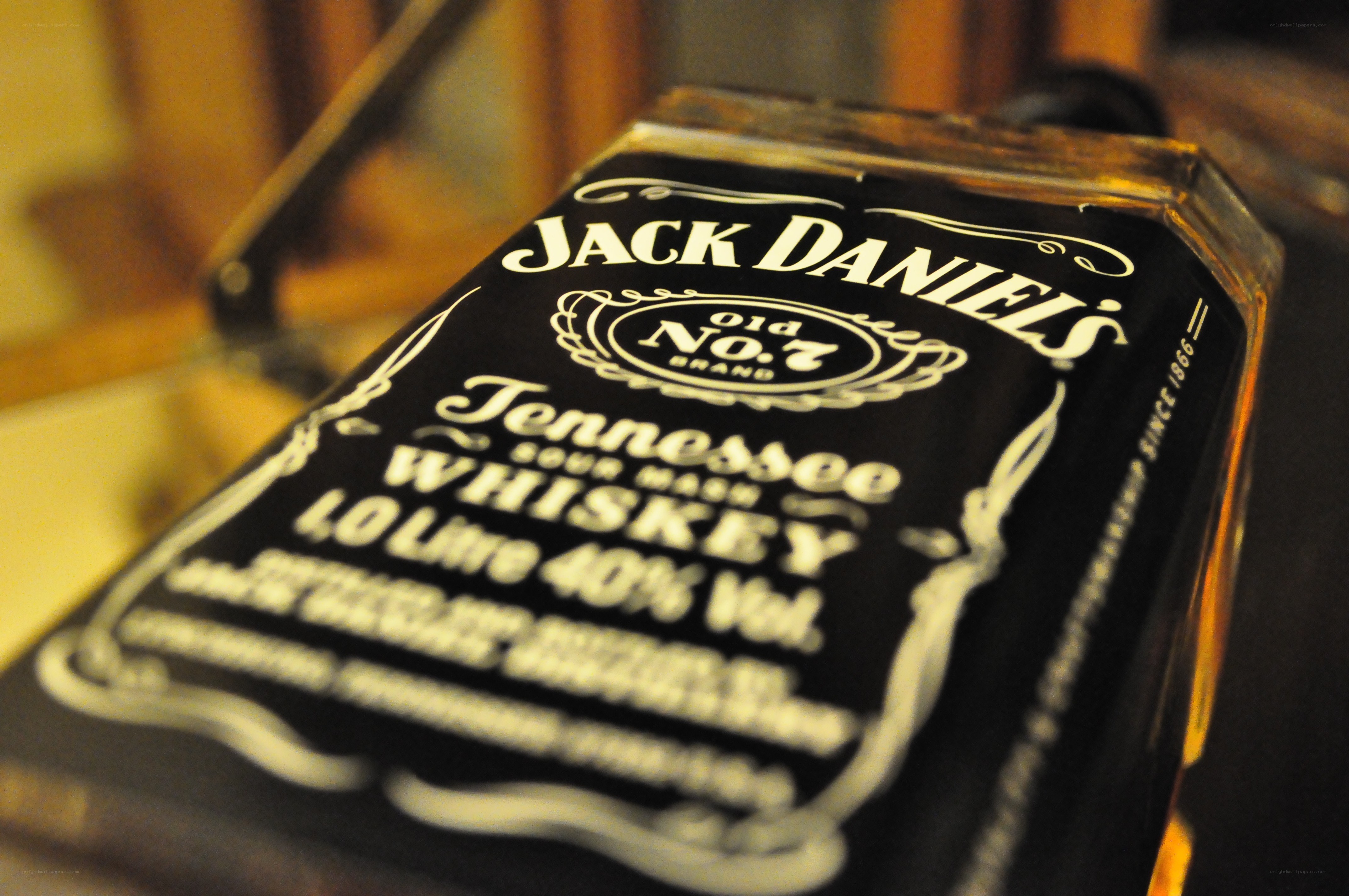 Jack Daniel's whiskey bottle