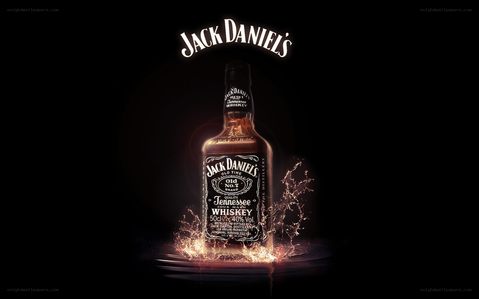 Jack Daniel's whiskey bottle