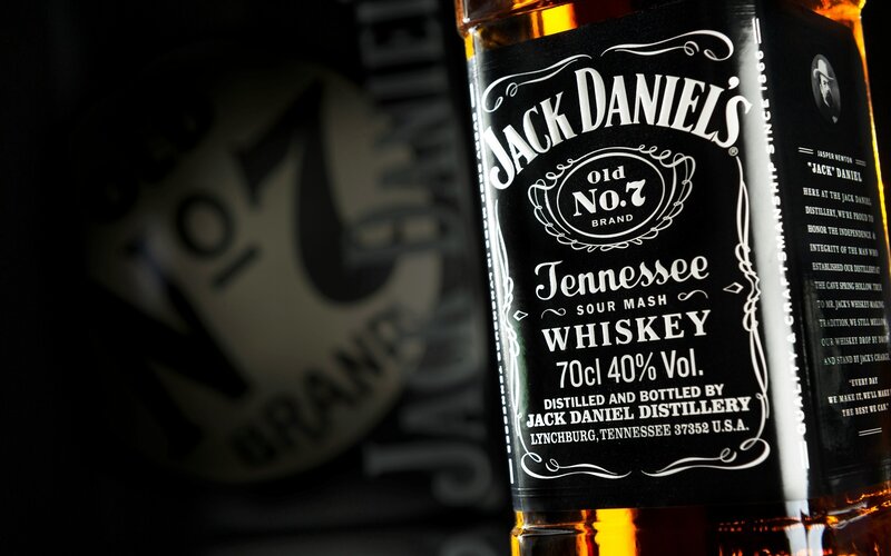 Jack Daniel's whiskey bottle