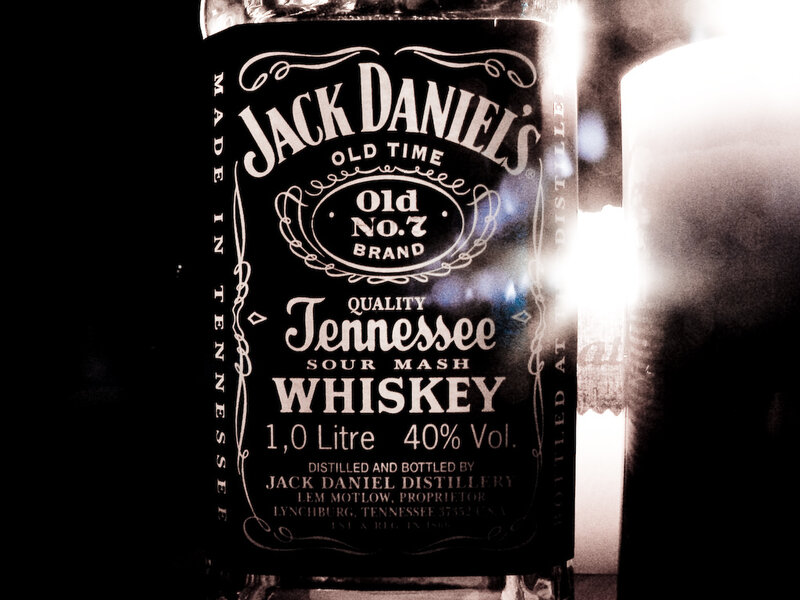 Jack Daniel's whiskey bottle