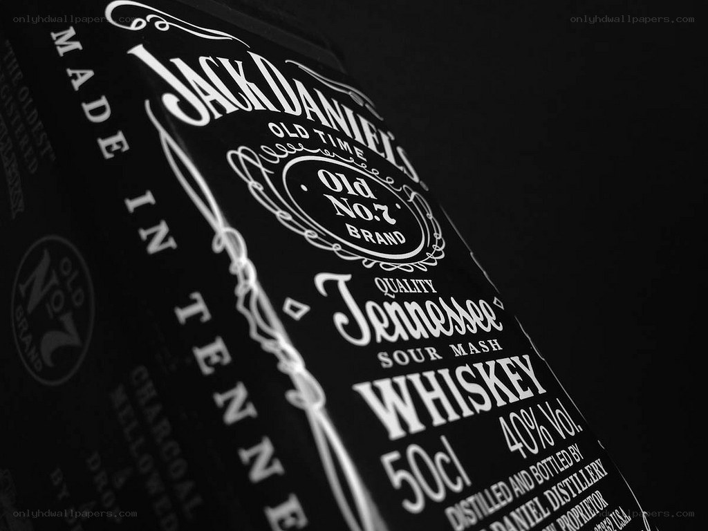 Jack Daniel's whiskey bottle label