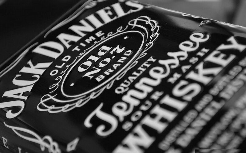 Jack Daniel's whiskey bottle label