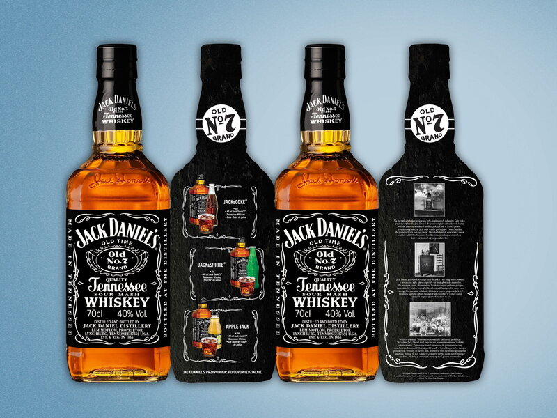 Jack Daniel's Whiskey Bottles — Black