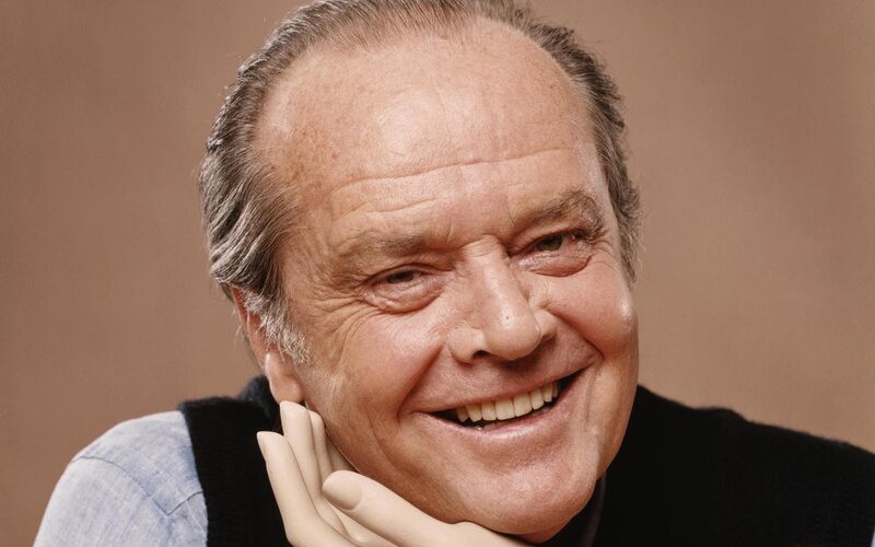 Jack Nicholson smiling portrait