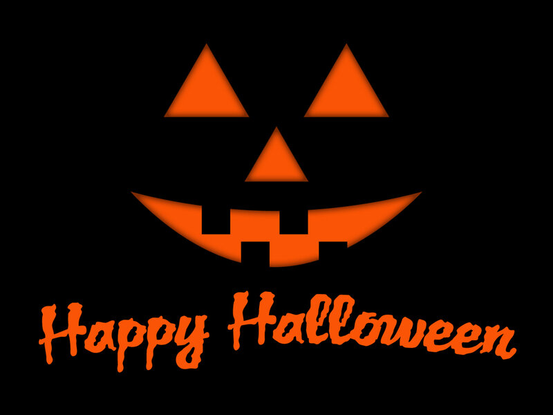 Jack-o'-lantern Face — Black