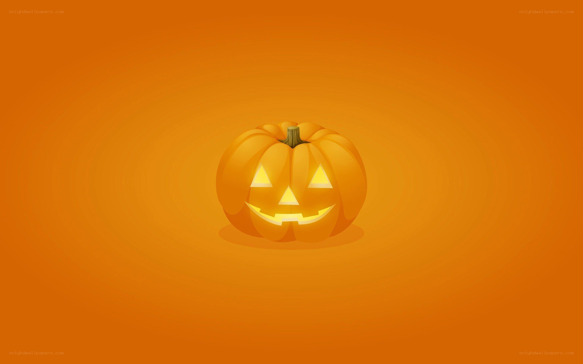 jack-o-lantern on orange