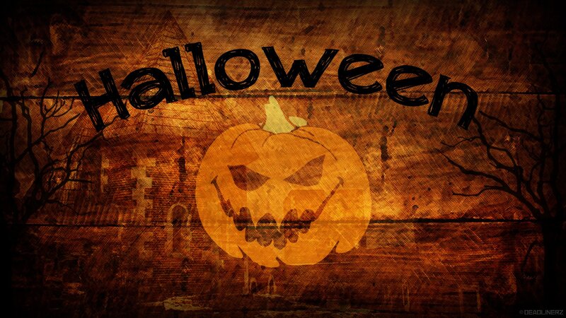 Jack-o'-lantern Pumpkin — Brown, Spooky