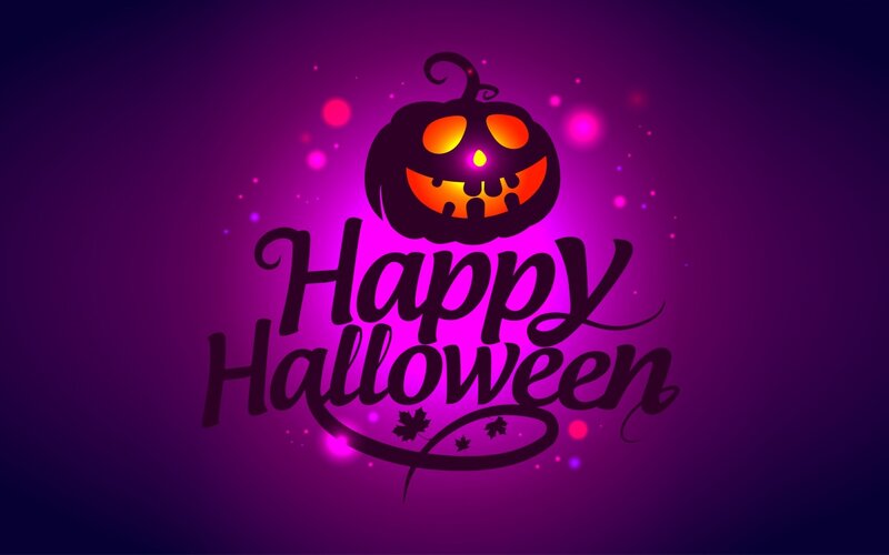 Jack-o'-lantern Pumpkin — Purple