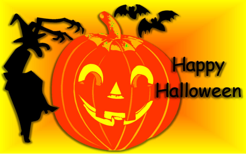Jack-o'-lantern Pumpkin — Yellow, Festive