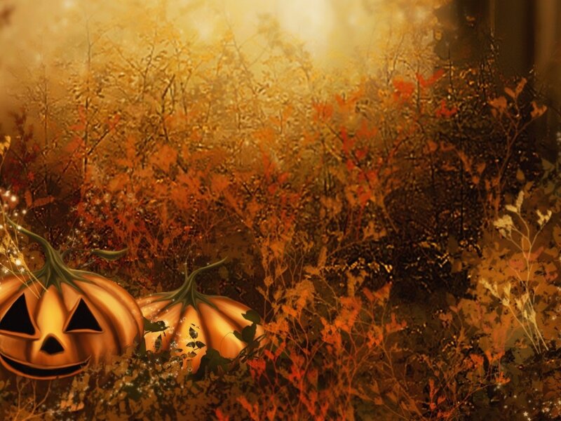Jack-o'-lantern Pumpkins — Orange, Festive, Autumn