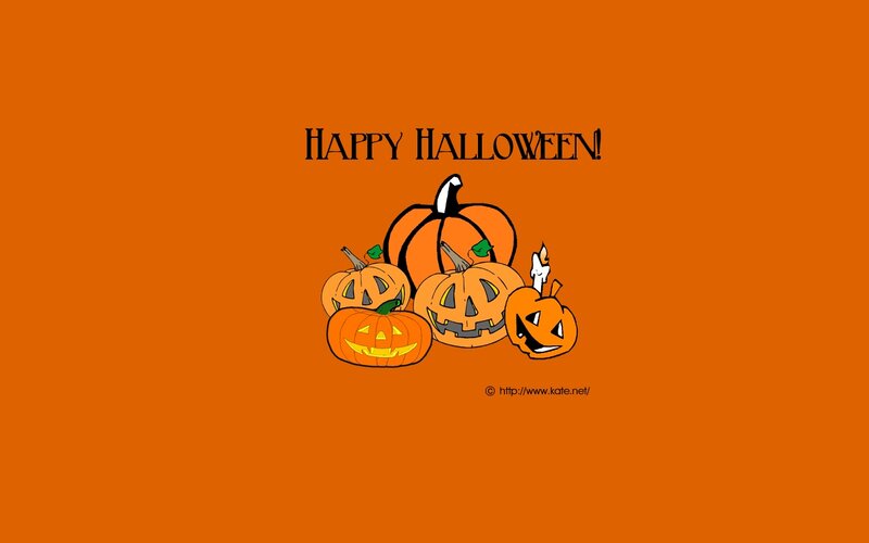 Jack-o'-lantern Pumpkins — Orange, Festive, Illustration