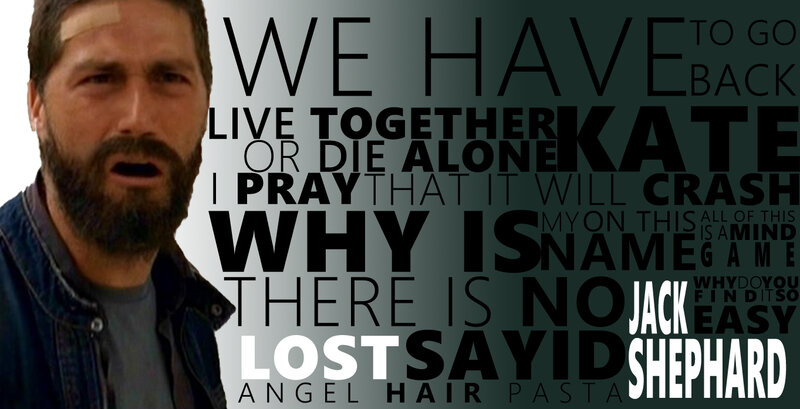 Jack Shephard quote collage