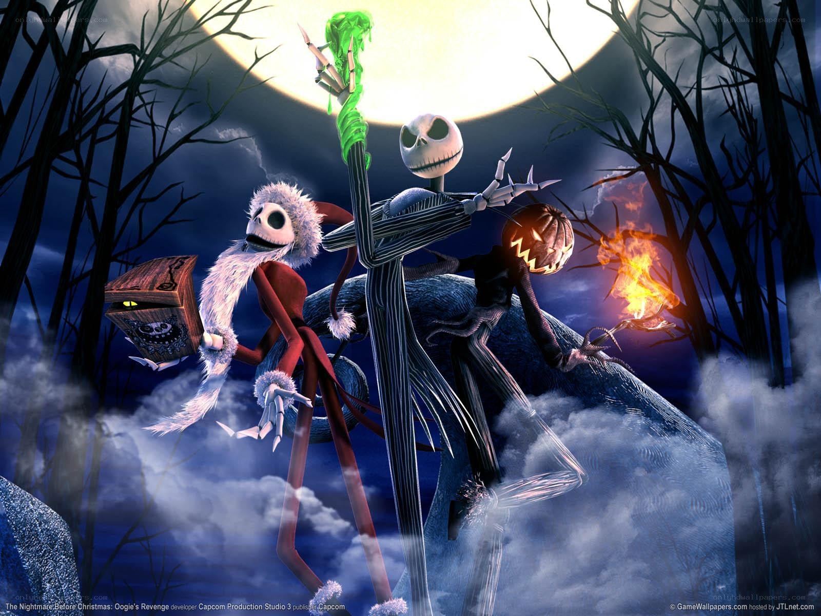 Jack Skellington and Oogie Boogie