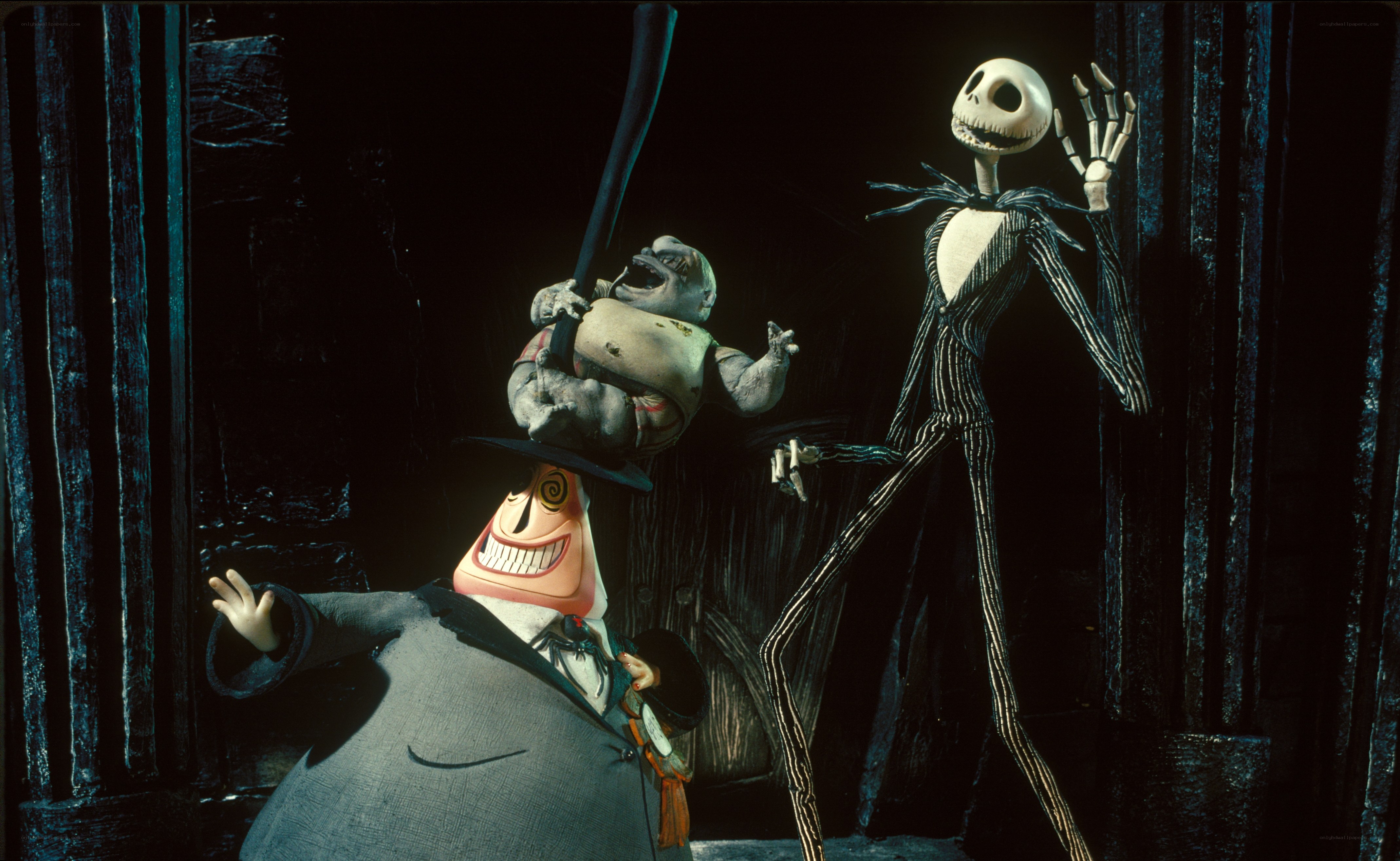 Jack Skellington and Oogie Boogie