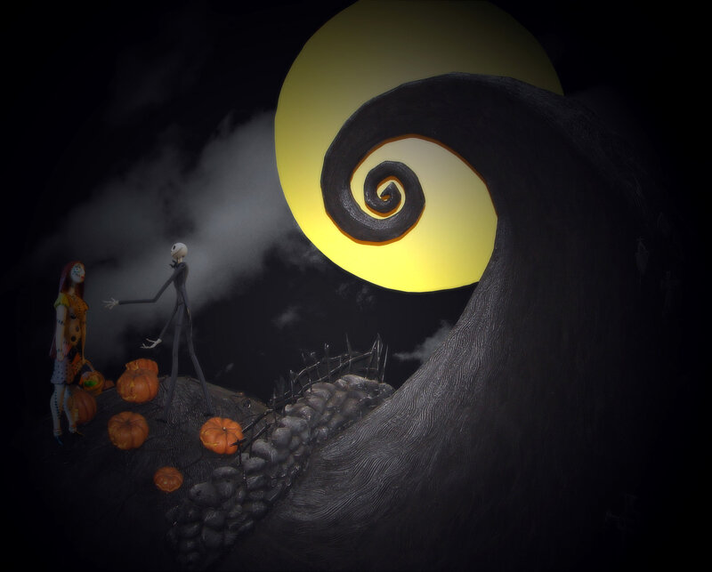 Jack Skellington and Sally