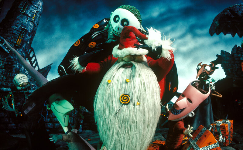 Jack Skellington as Santa Claus