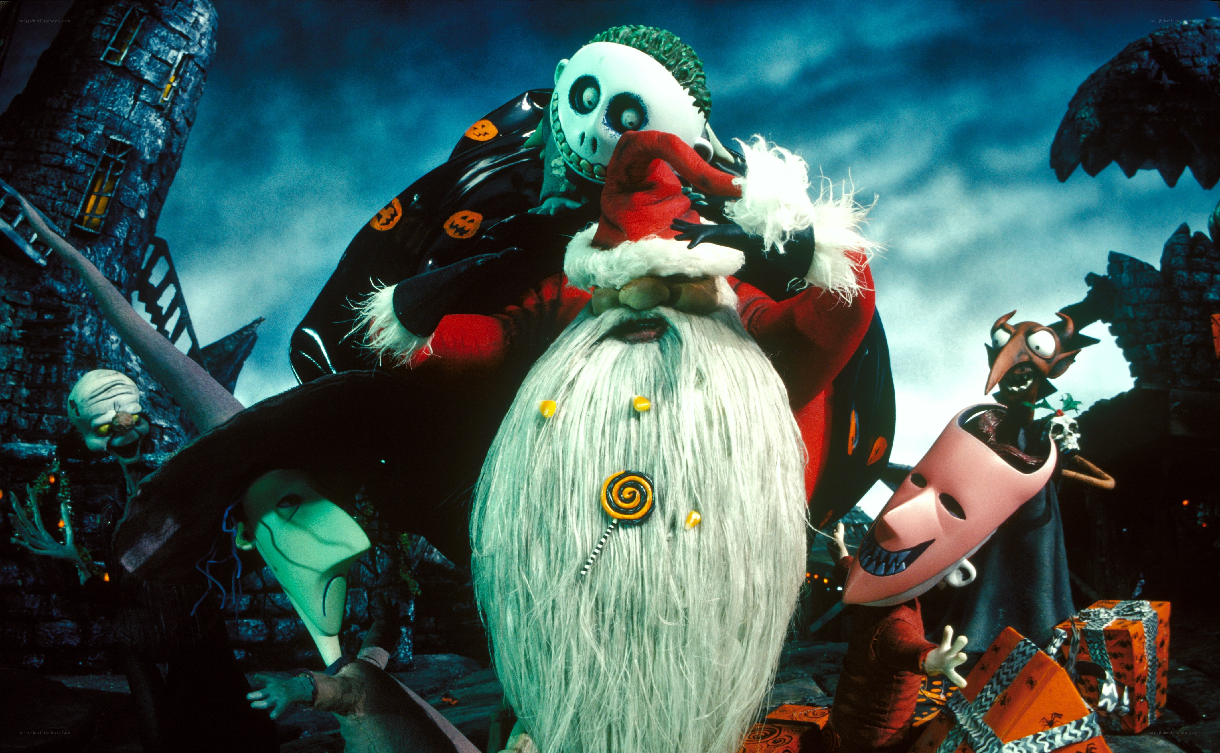 Jack Skellington as Santa Claus